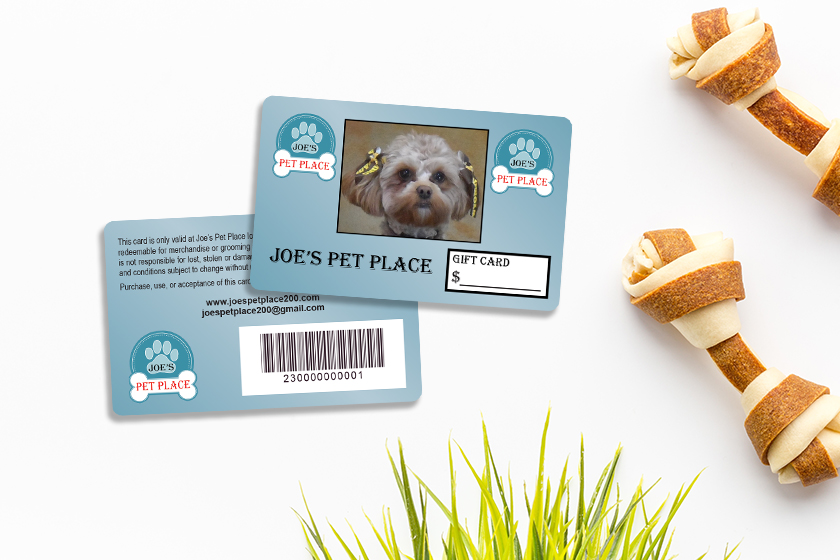 Joe's Pet Place Gift Cards