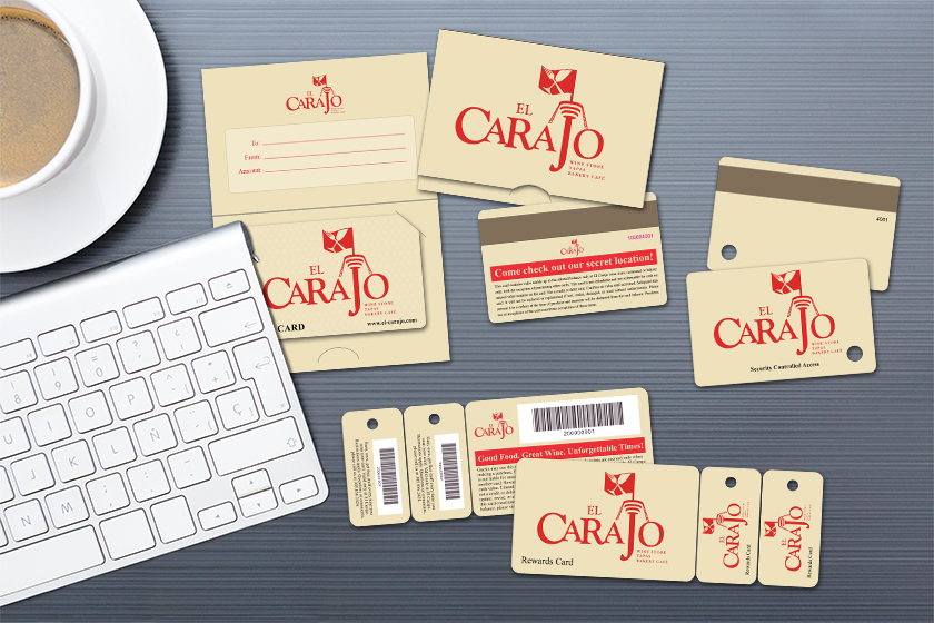 El Carajo Wine Store Rewards Cards