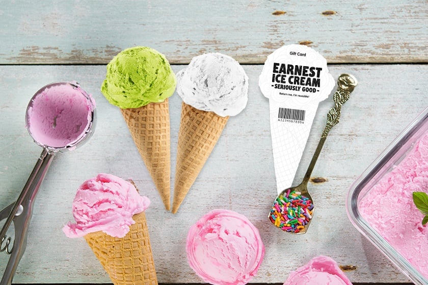 Earnest Ice Cream Cone Gift Cards