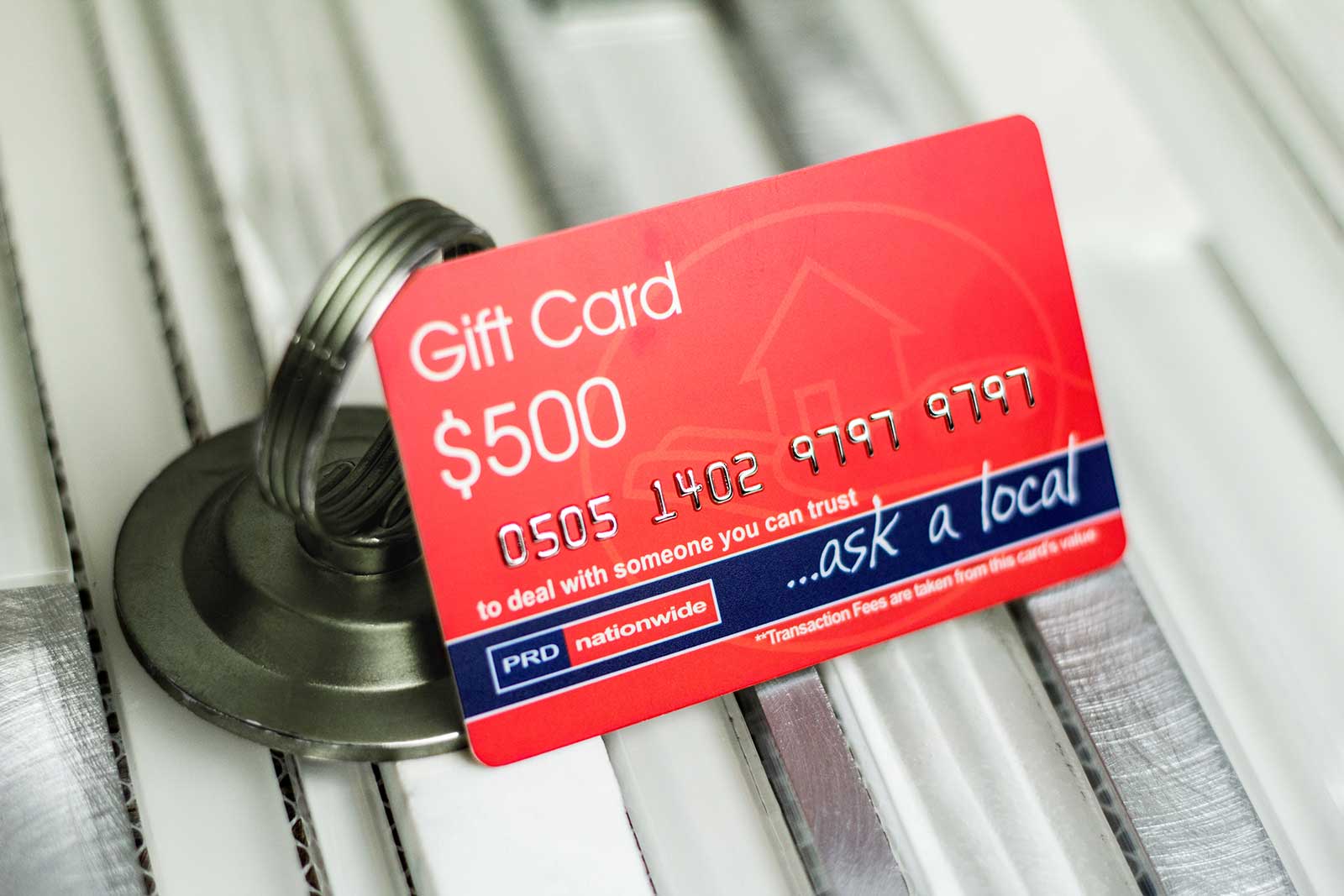 PRD Nationwide Embossed Gift Cards