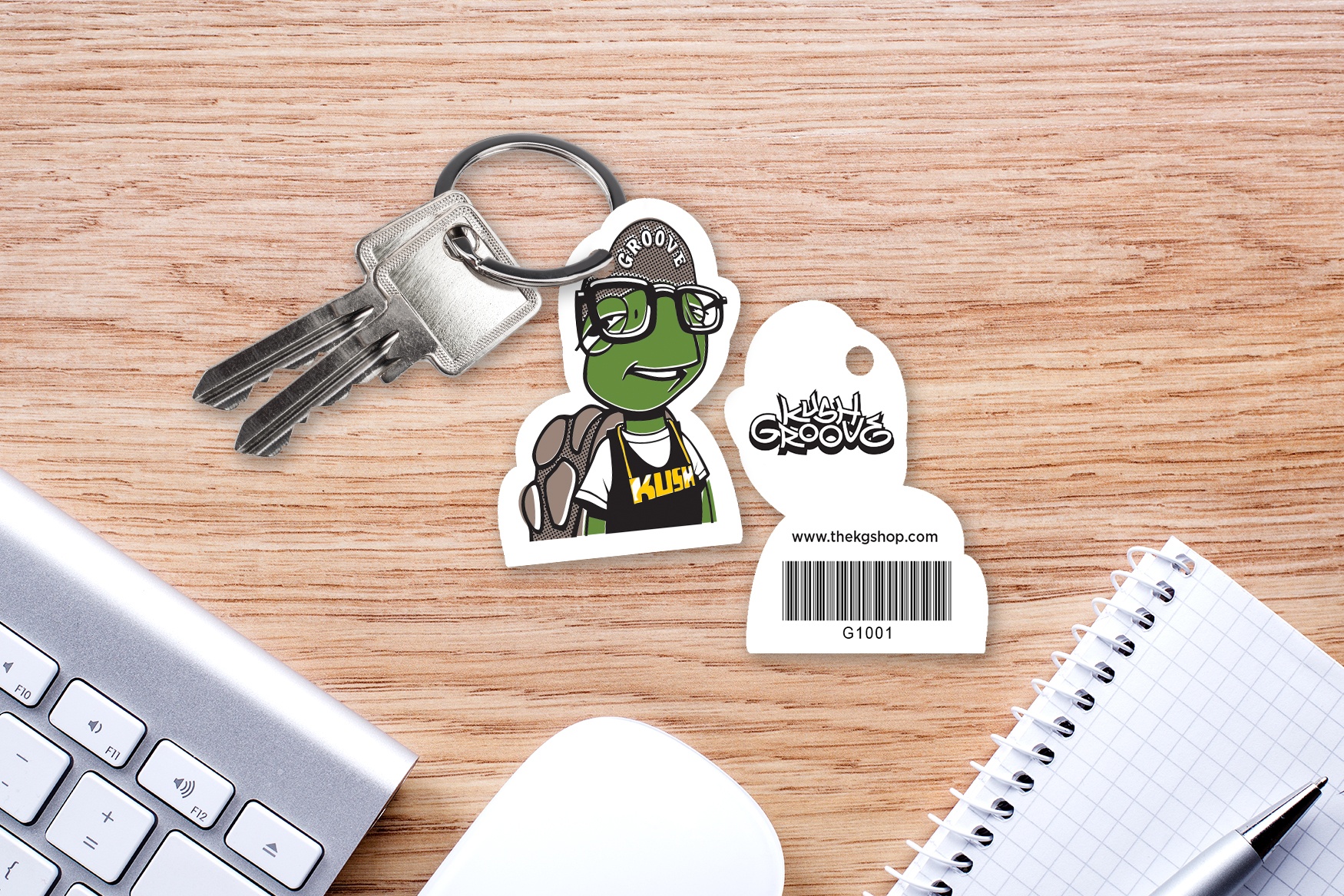 Kush Groove Custom Shaped Key Tags