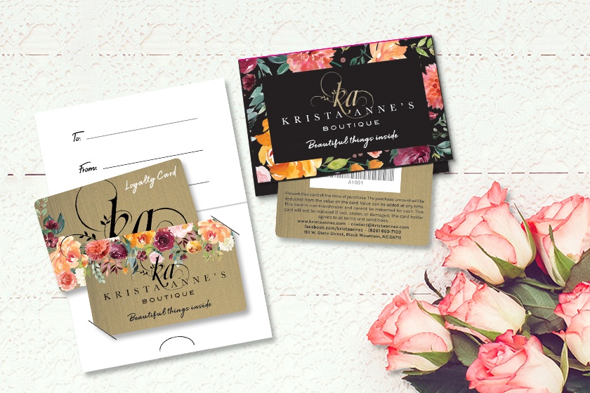 Krista Anne's Boutique Gift Cards and Loyalty Cards