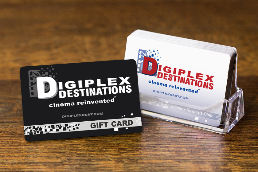 Digiplex Destinations Gift Cards and Rewards Cards