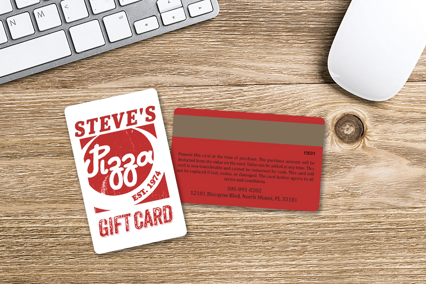 Steve's Pizza Gift Cards