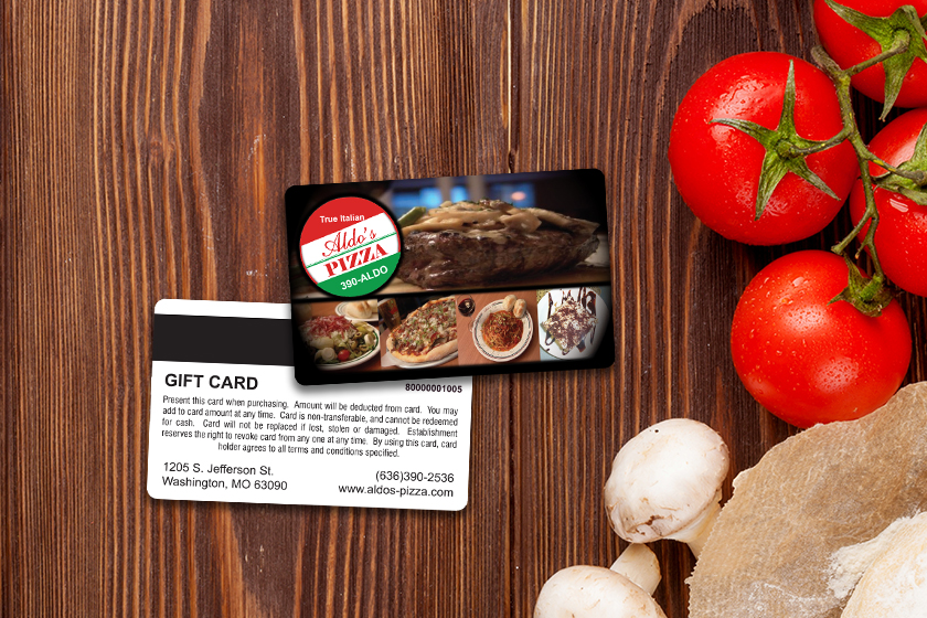Aldo's Pizza Gift Cards