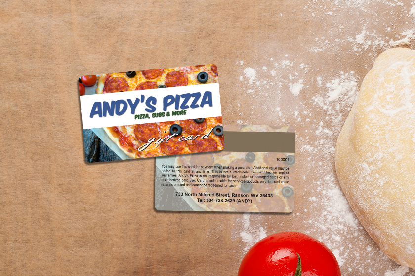 Andy's Pizza, Subs & More Gift Cards