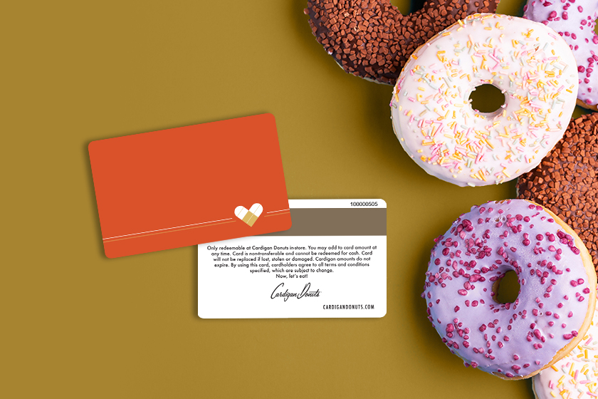 Cardigan Donuts Gift Cards