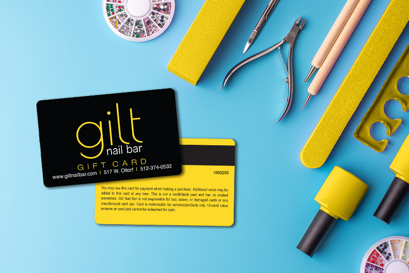 Gilt Nail Bar Gift Cards