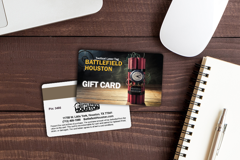 Battlefield Houston Tactical Laser Tag Gift Cards