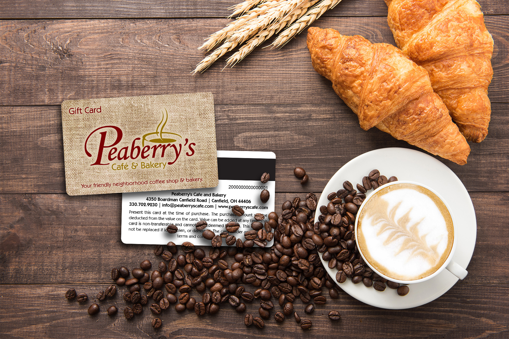 Peaberry's Café & Bakery Gift Cards