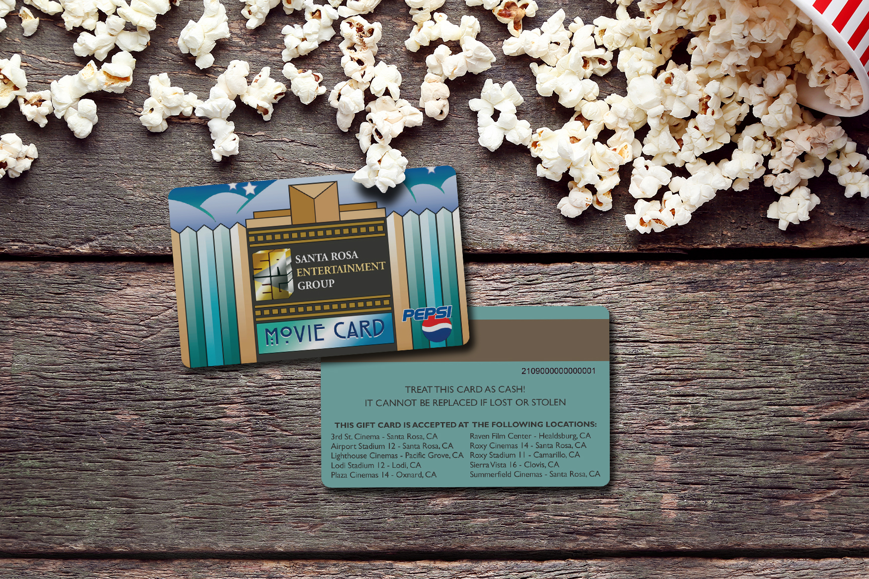 Santa Rosa Entertainment Group Movie Cards