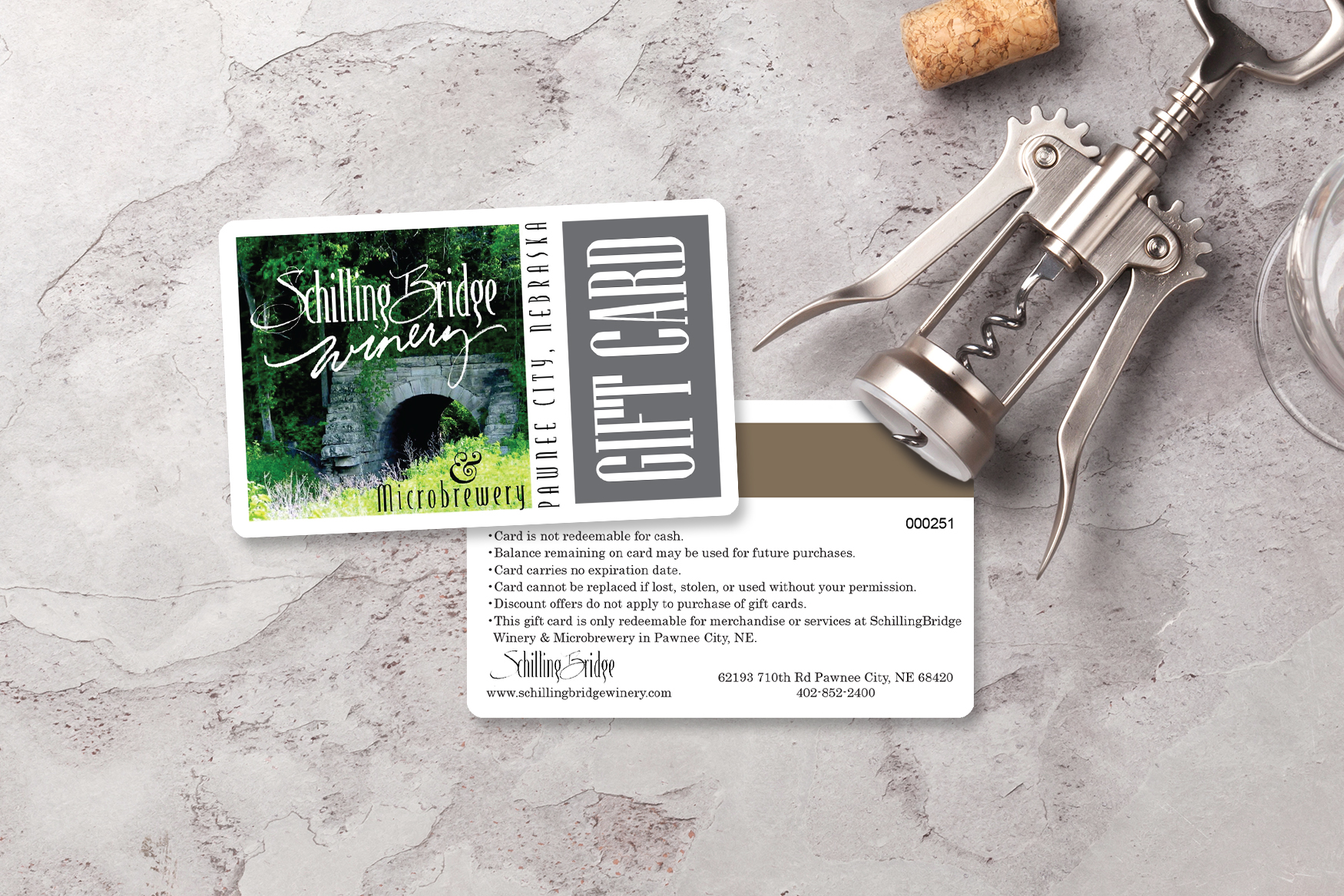 Schilling Bridge Winery & Microbrewery Gift Cards