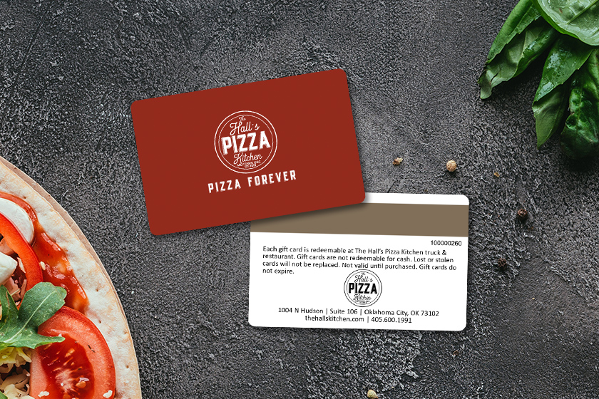 The Hall's Pizza Kitchen Gift Cards