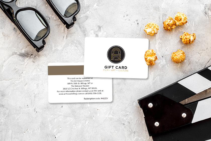 Art House Cinema Gift Cards