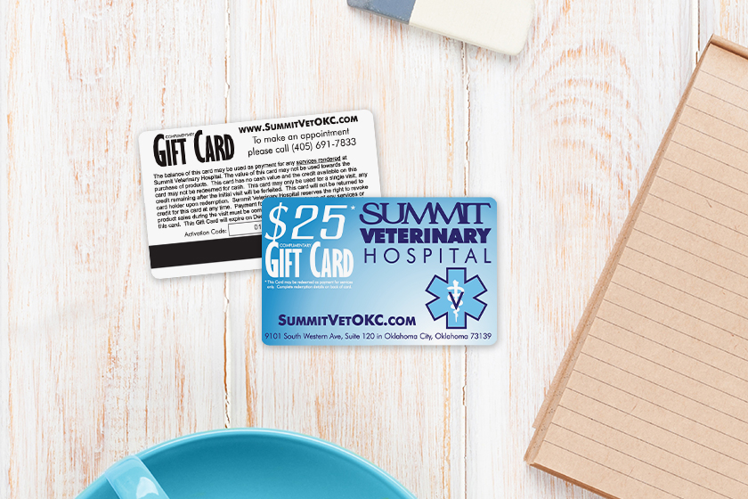 Summit Veterinary Hospital Gift Cards