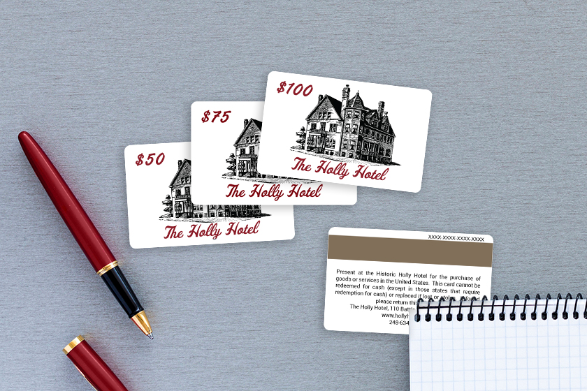 The Holly Hotel Gift Cards