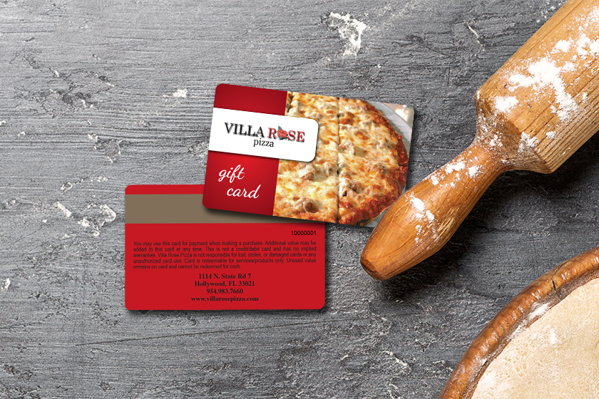 Villa Rose Pizza Gift Cards