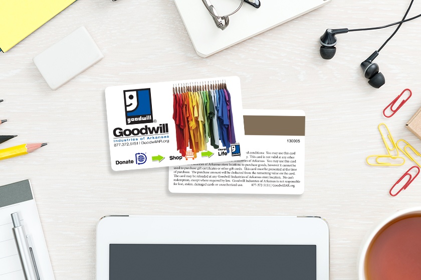 Goodwill Industries of Arkansas Retail Gift Cards