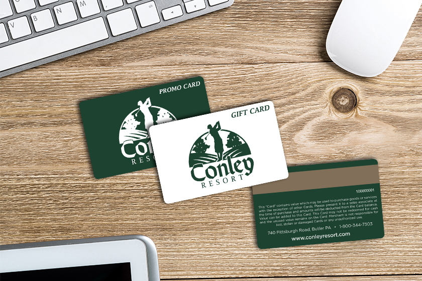 Conley Resort Promo Cards and Gift Cards