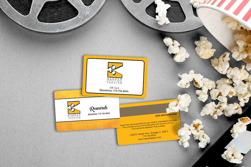 Harper Theater Gift Cards and Rewards Cards