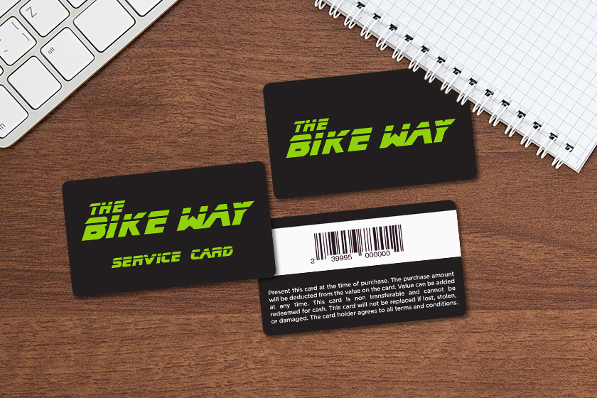 The Bike Way Gift Cards and Service Cards