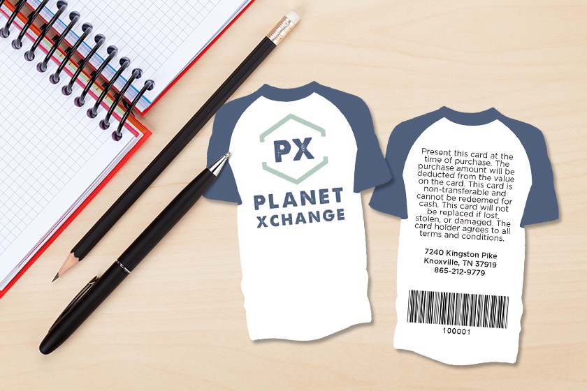 Planet Xchange T-Shirt Gift Cards