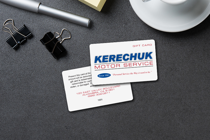 Kerechuk Motor Service Gift Cards
