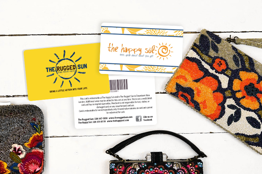 The Happy Sol and The Rugged Sun Boutique Gift Cards