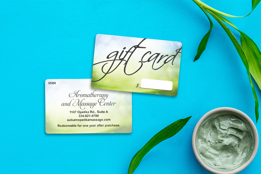 Aromatherapy and Massage Center Gift Cards