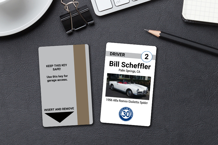 Sports Car Market Convention Hotel Key Cards