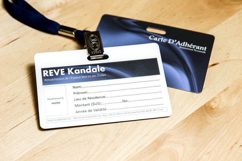 Carte D'Adhearant ID Badges