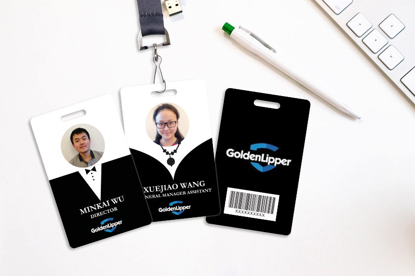 GoldenLipper Lighting Employee ID Badges