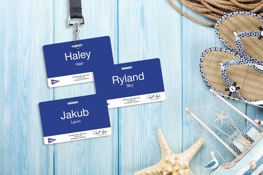 Half Moon Bay Yacht Club ID Badges