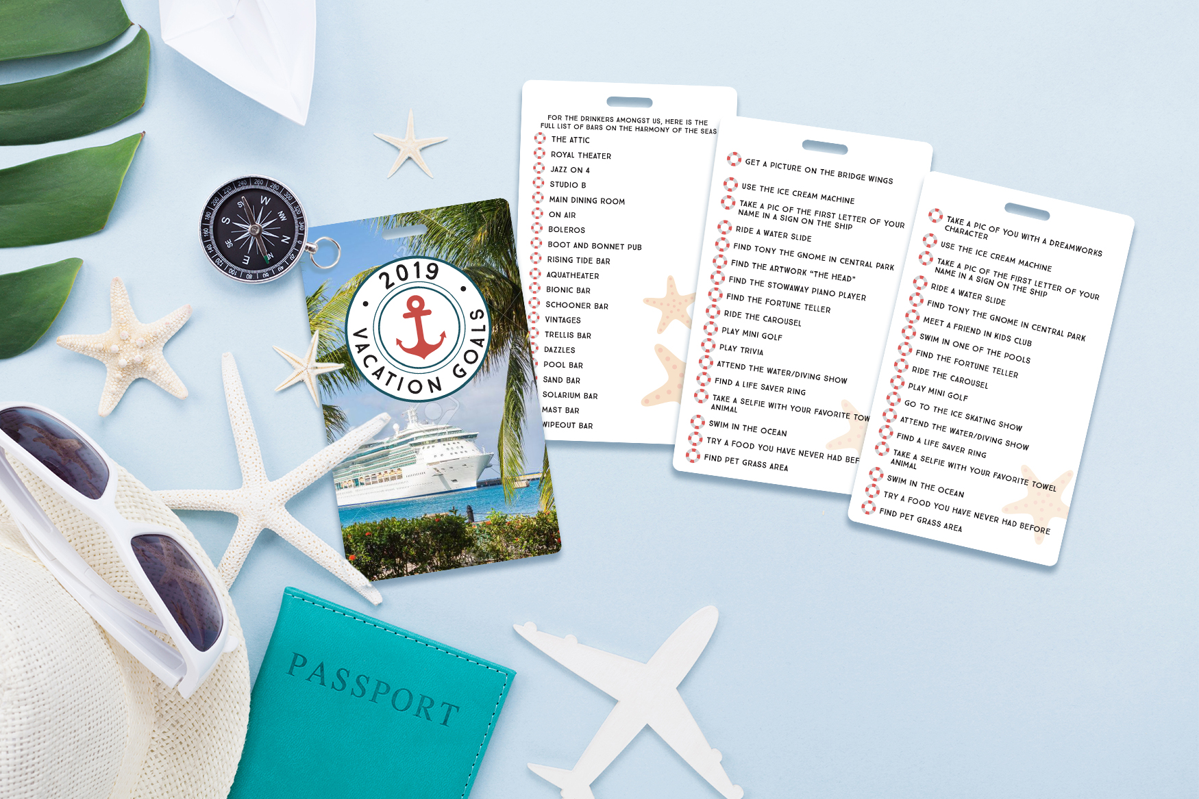 Vacation Goals Event Badges