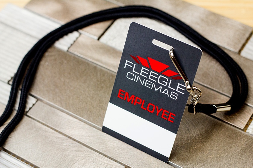 Fleegle Cinemas Employee ID Badge