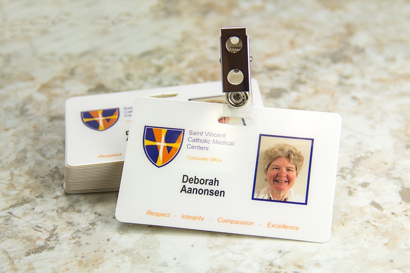 Saint Vincent Catholic Medical Centers ID Badge