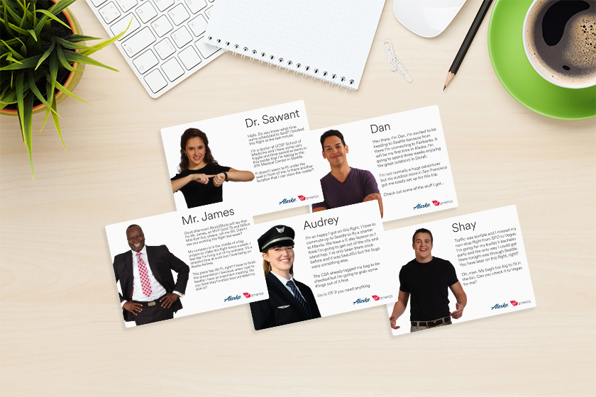 Alaska Airlines Scenario Training Cards