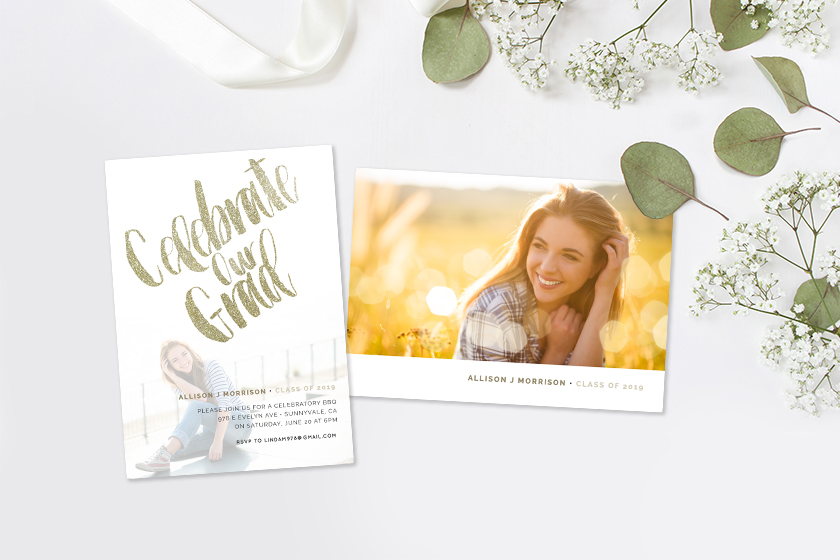 Allison J Morrison Graducation Party Invitations