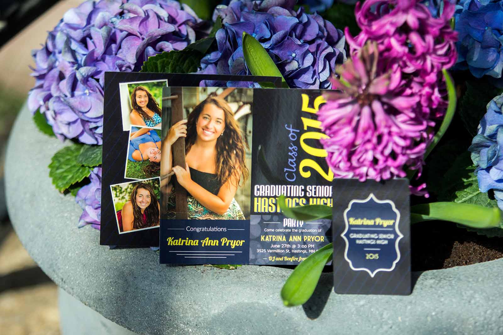 Katrina Ann Pryor Graduation Party Invitations