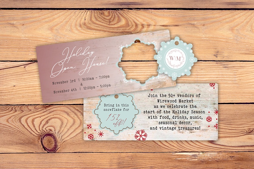 Wirewood Market Consignment Open House Invitation