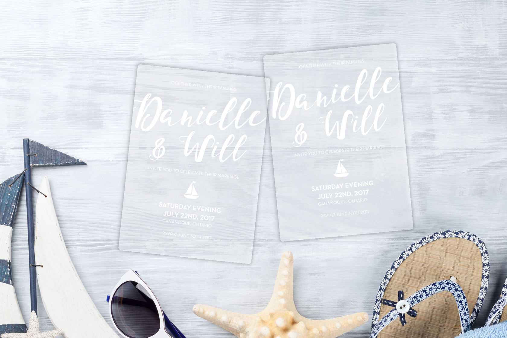 Danielle & Will Wedding Invitations