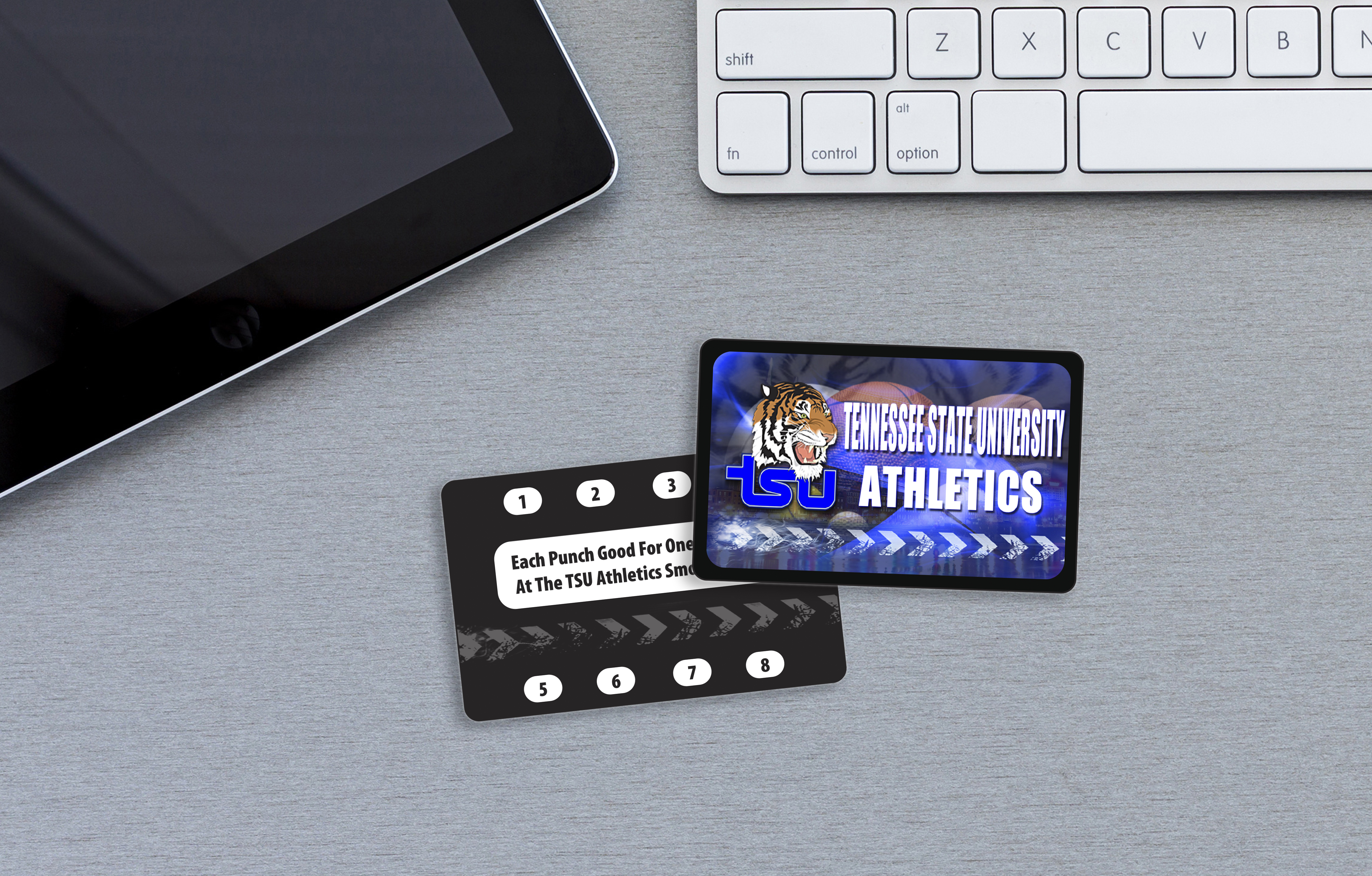 Tennessee State University Athletics Punch Cards