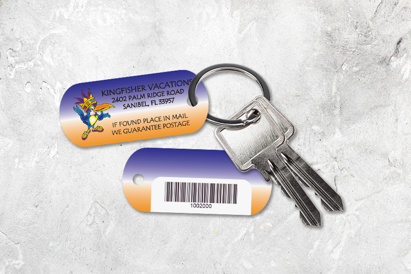 Kingfisher Vacations Key Tags