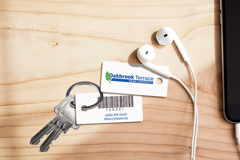 Oakbrook Terrace Park District Key Tags