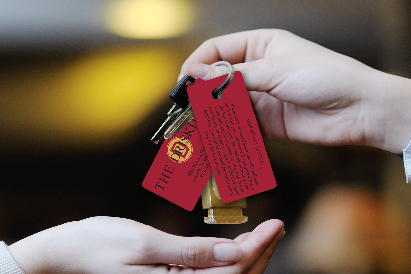 The Driskill Hotel Key Tags