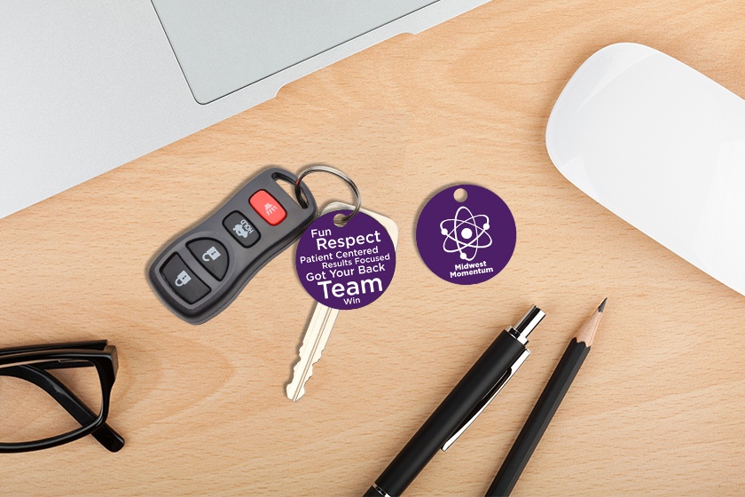 Midwest Momentum Circle Key Tags
