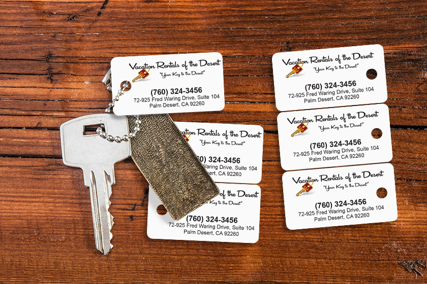 Vacation Rentals of the Desert Key Tags