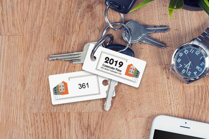 Commuter Pass Key Tags