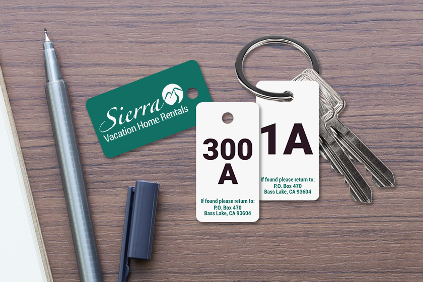 Unique Apartment Key Tags with Simple Decor