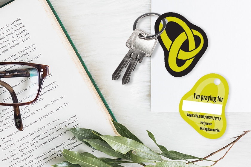 Christ In Youth Prayer Card Key Tags